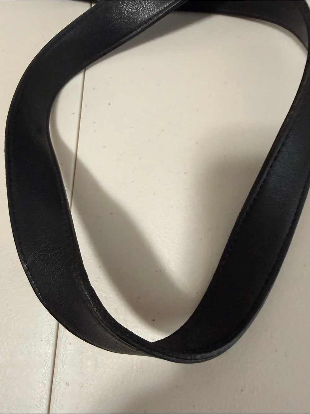 Vintage Coach Black Leather Shoulder/Crossbody Bag